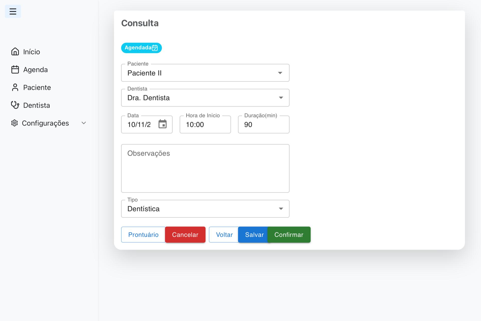 Documentos e Anexos — Tudo no prontuário do paciente